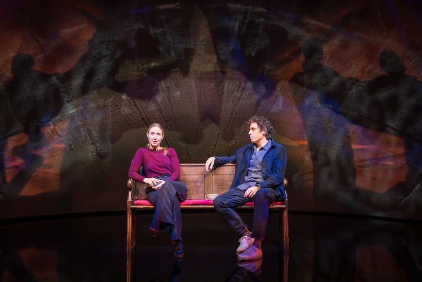 Erin Doherty Kate and Stephen Mangan Nick in Unicorn