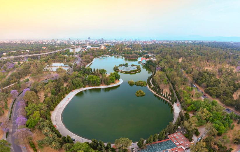 Lake Major of the Chapultepec Forest