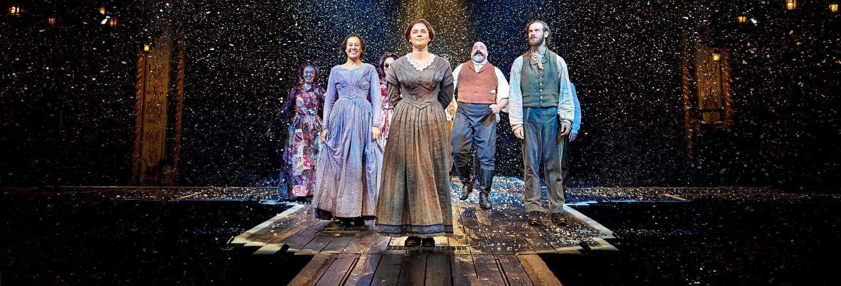 The Company in A Christmas Carol at The Old Vic 2024 