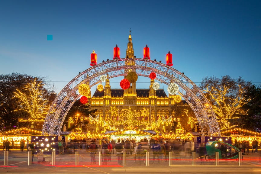 Christmas market in Vienna