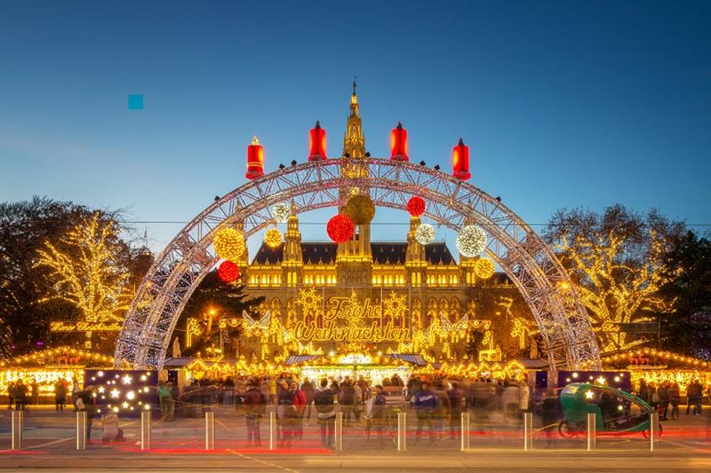 Christmas market in Vienna