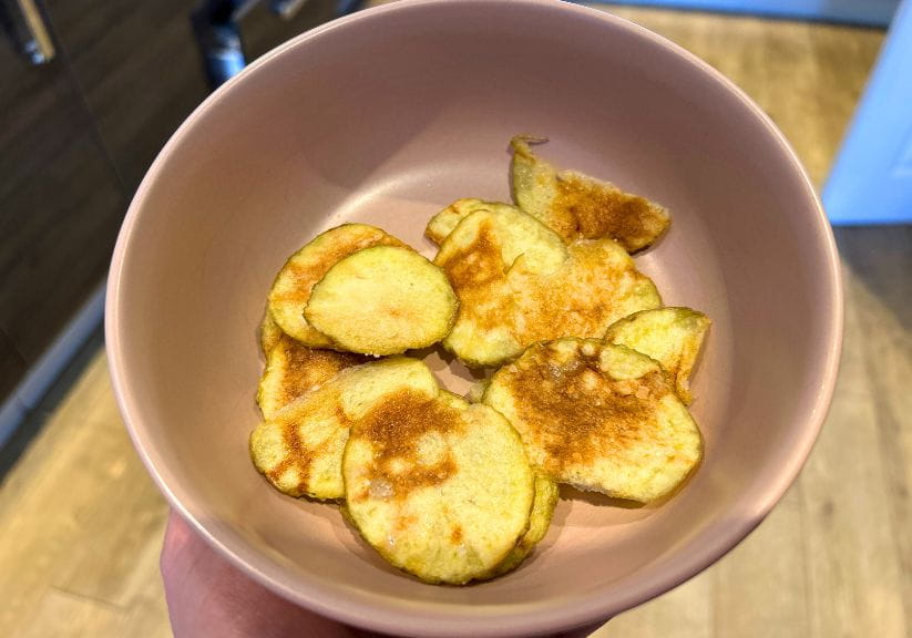 crisps cooked in the microwave