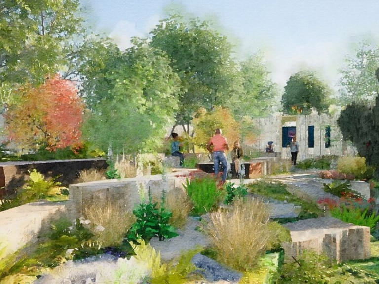 A design of the Avanade Intelligence Garden for the 2025 Chelsea Flower Show