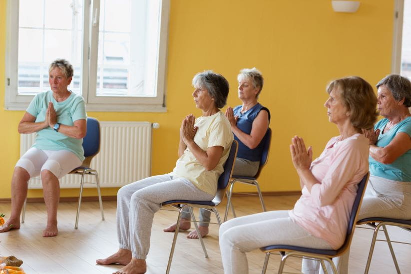 chair yoga class