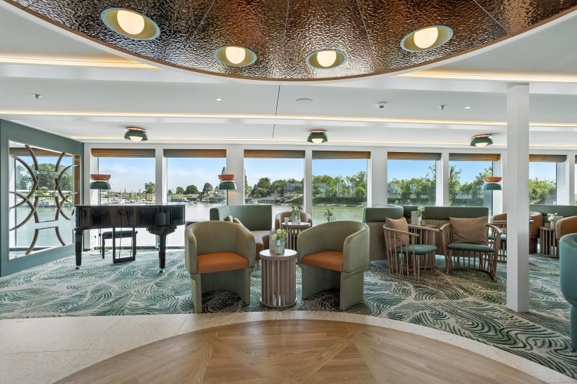 The interior of the Spirit of the Moselle