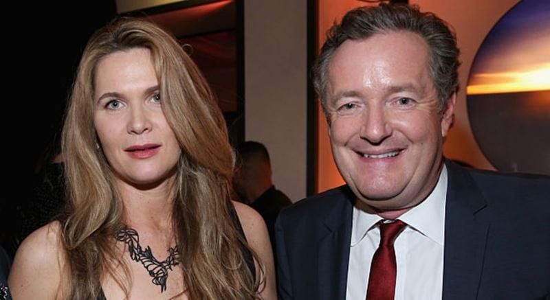 Piers Morgan and his wife Celia
