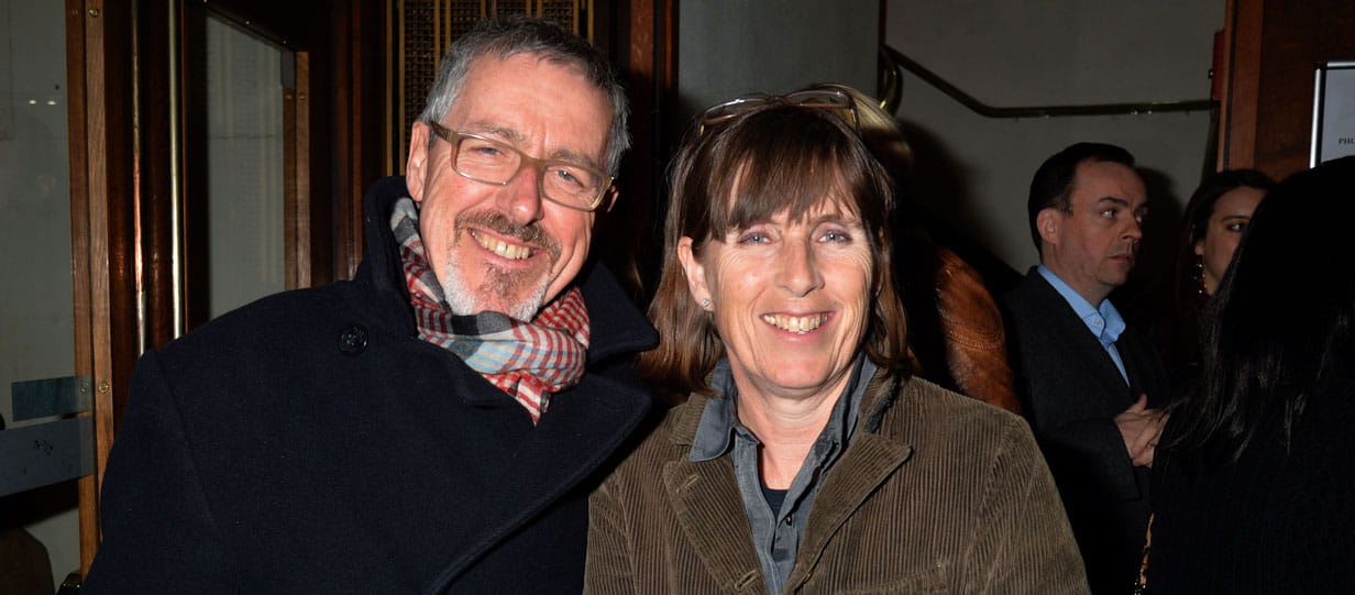 Griff Rhys Jones and wife Jo