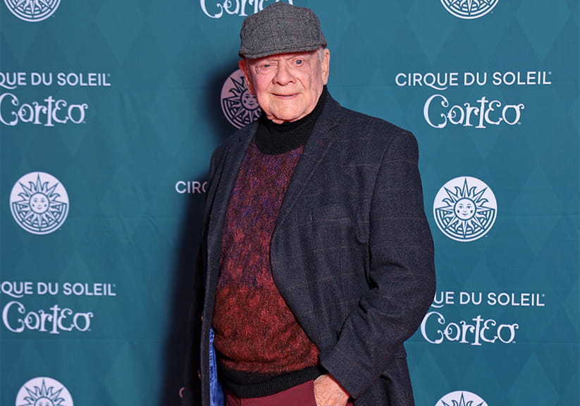 David Jason on the red carpet