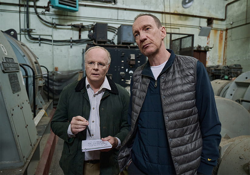 Jason Watkins and David Thewlis in Dirty Water