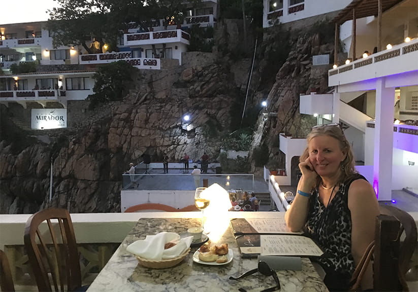 Joanna Moorhead in Greece