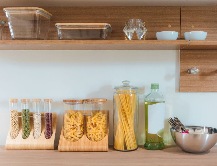 A tidy kitchen with good storage