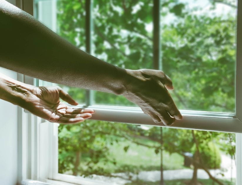 Opening a window