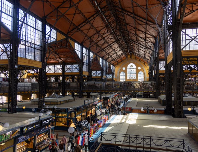 Central market hall in budapest