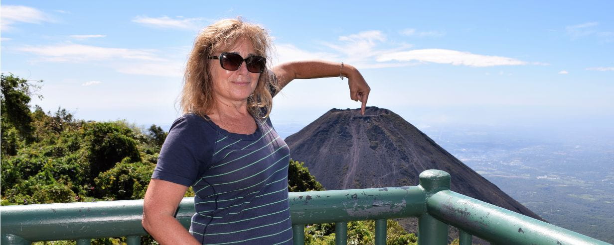 Sue Rogers in El Salvador