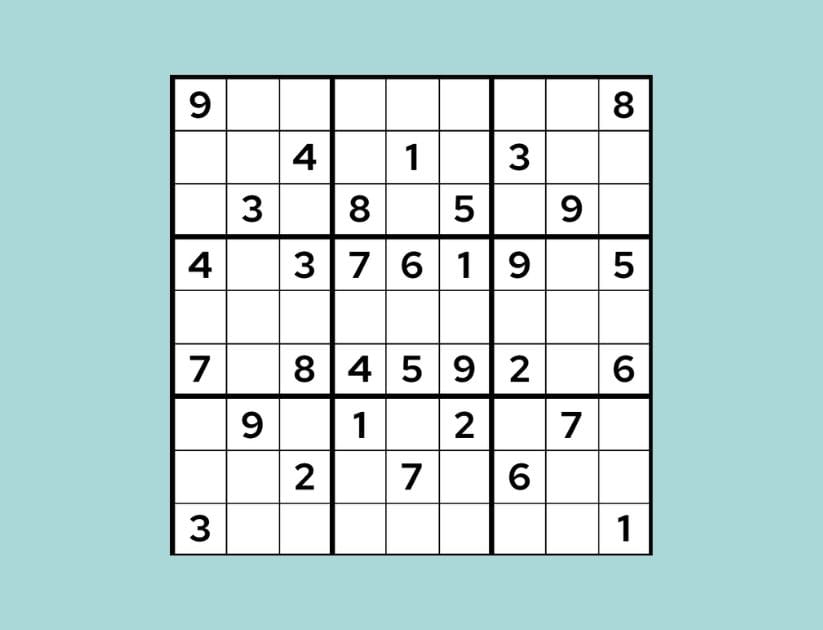 A game of hard sudoku