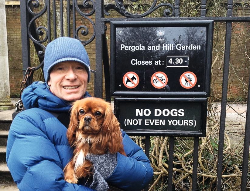 Tony and Stan exploring Hampstead Heath