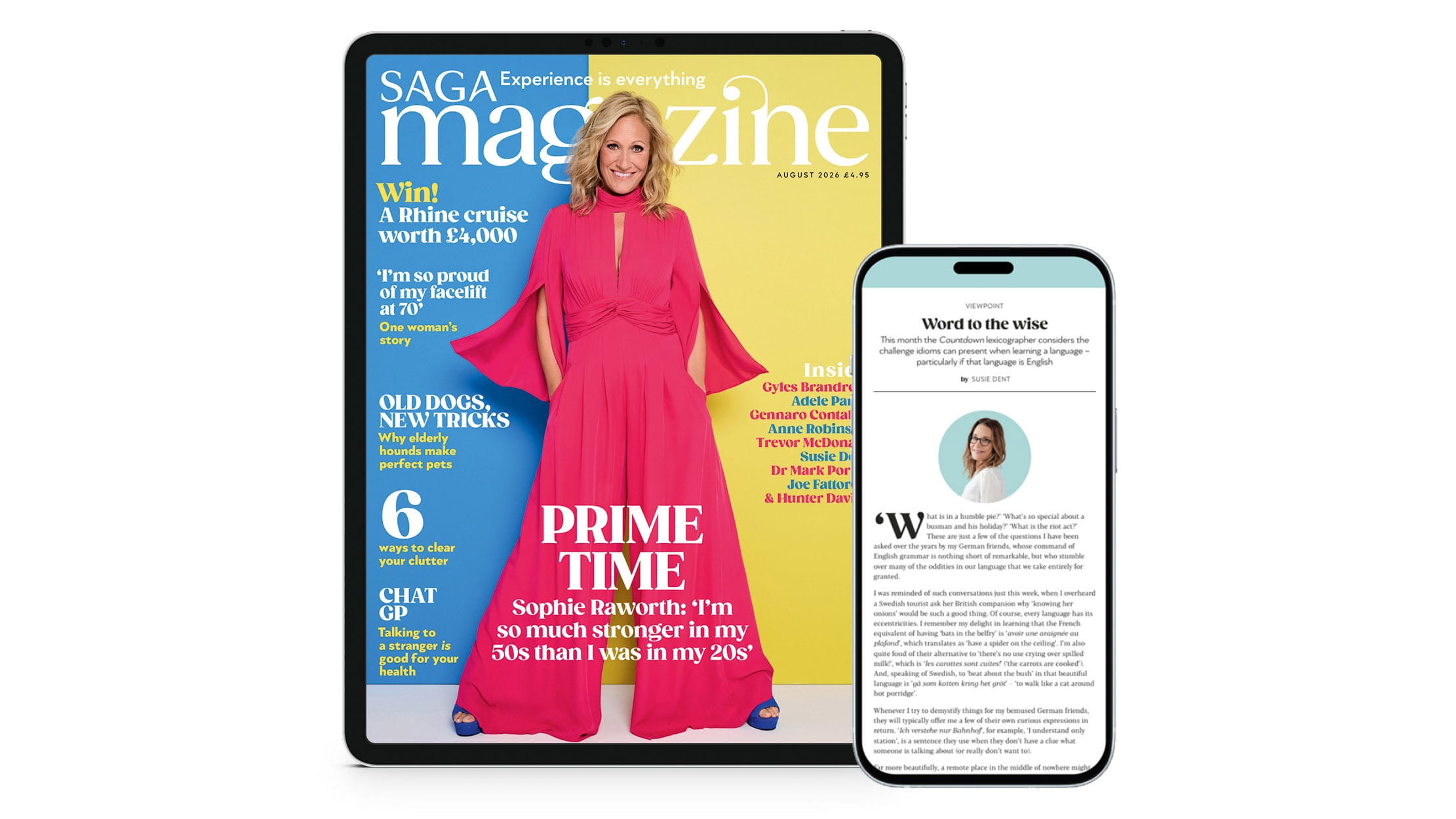 Saga magazine ipad and iphone issue