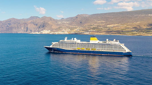 The Saga cruise ship Spirit of Discovery