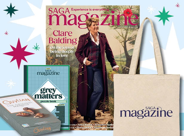 Clare Balding Christmas promo card