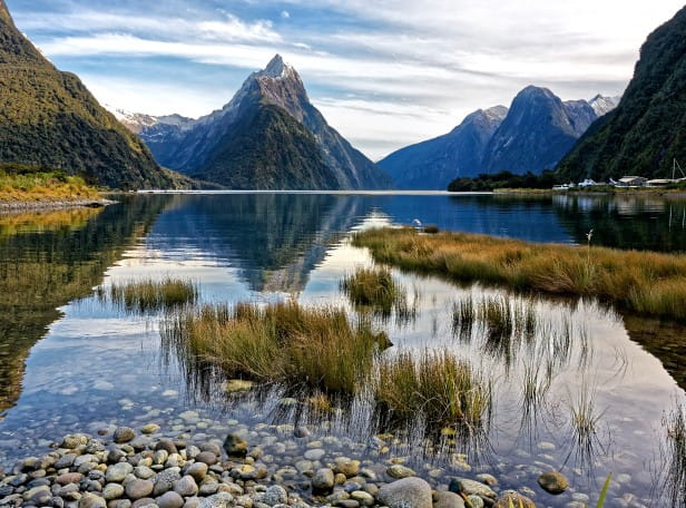 Mitre  Peak, Milford  Sound, in the Fiordland National Park, New Zealand | Getty
