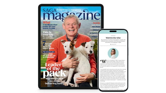 A table and a mobile phone