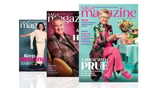 Three of the most recent print magazine covers