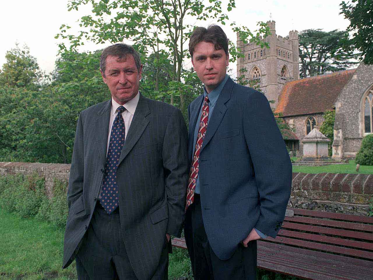 Daniel Casey (right) with John Nettles in Midsomer Murders