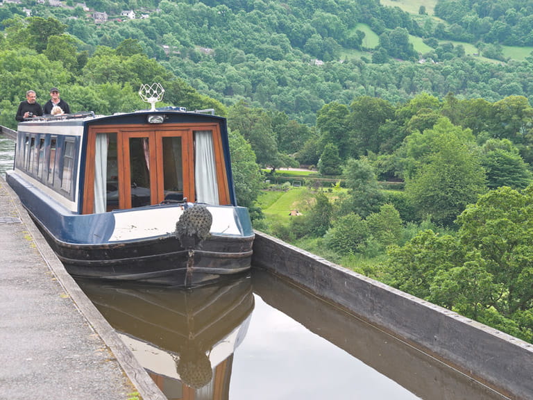 Pontcysyllte Aqueduct on the Llangollen Canal