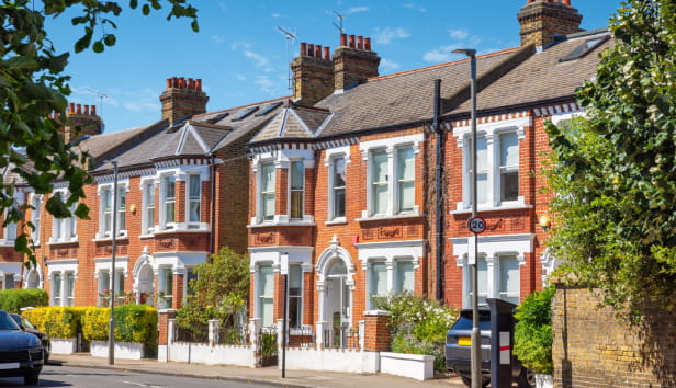 A row of lovely looking houses