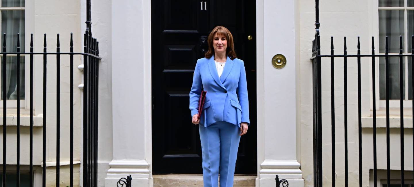 Chancellor of the Exchequer, Rachel Reeves leaving Downing Street after presenting her Spring Forecast to Parliament.